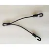 Suministro accesorios de equipaje serie outdoor nudo de amarre negro 3 extremos con engranaje sin bloque gancho de combinación cuerda M4 22cm