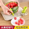 Nuevo Sacabolas de Fruta Tres en Uno, Cuchara para Hacer Bolas de Sandía, Cuchillo para Tallar Melón y Fruta, Juego de Herramientas para Fruta DIY E18