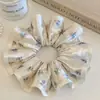 Goma para el pelo satinada floral estilo francés para mujer, Goma de pelo de alta gama para coleta baja, Nuevo accesorio para el pelo de alta gama 2026