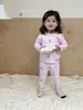 [Estilo Novo 2026] Roupa de Casa Infantil Temporada de Primavera Pijamas Amigos da Pele de Bebê Conjuntos de Casa para Meninas Atacado Personalização