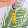 Acessórios DIY Tendência para Joias: Pingente de Vajra Budista de Xizang, Amuleto, Colar Banhado a Ouro de Cobre