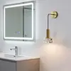 Lámpara de Pared de Terrazo Moderna Dorada Galvanizada Lámpara de Pared para Dormitorio Mesita de Noche Iluminación para Restaurante Pasillo Pasillo Balcón Producto Nuevo