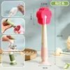 Cepillo de Ventosa para Limpiar Tazas de Agua, Cepillo para Tazas Multifuncional Tres en Uno de Mango Largo, Esponja Limpiadora, Cepillo para Biberones