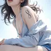 Tatuaje Temporal de Palabra de Arte de Banda de Möbius Hierbas Impermeable y a Prueba de Sudor Larga Duración No Reflectante Elegante Tatuaje de Brazo para Mujeres