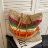 Bolsas Tejidas para Mujer, Gran Capacidad, Nuevas Versátiles Bolsas Cesta de Hombro 2026, de Moda Este Año, Bolsos Tote para Viajar al Trabajo al por Mayor