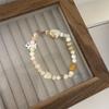 Pulsera de cuentas con forma de cachorro de estrella de mar, dulce y fresca, con temperamento femenino, pulsera de nicho, linda pulsera de flores de gato de dibujos animados, venta al por mayor