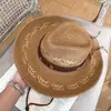 Chapéu de Palha Western Cowboy para Mulheres, Chapéu de Palha de Aba Larga para Viagem de Verão em Xinjiang, Chapéu de Praia com Proteção Solar e Sombra, Popular Online