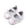 Zapatos de Bebé Nuevos de Primavera y Otoño con Suela Suave, Láser Brillante, Color Sólido, Moño, Zapatos de Princesa BHX3060