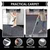 Alfombra de rayas múltiples, alfombra para el hogar, tamaño grande, antideslizante para cocina, impermeable, a prueba de aceite, tapete para el suelo, se puede cortar a medida, alfombra, felpudo