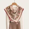 Pañuelo estilo vintage con estampado de anacardos para mujer, un accesorio chic y discreto que se puede usar en capas e incluso como cinturón para la cintura para crear un efecto adelgazante