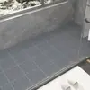Alfombrilla de Baño Costura Broche Azulejo de Piso Hogar Inodoro Hueco Hidrofóbica Baño Impermeable Cortable Antideslizante