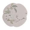 Posavasos con diseño de flores, impermeable, nuevo estilo chino, de tela, para el hogar, con aislamiento térmico, accesorios para la ceremonia del té, tapete para té