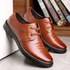 Zapatos para Hombre 2026 Libélula Auténticos de Piel con Cordones Suela Suave Nuevos Zapatos Casuales Transpirables para Hombre de Negocios para Papá