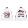 Marca de moda europea y americana de alta gama Hell Star Sudadera con capucha y pantalones cortos de manga corta holgados casuales lavados vintage