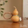 Peça de Mão de Cabacinha Natural para Alívio do Estresse, Brinquedo Portátil para Fidgeting, Pingente Versátil para Bolsa, Decoração de Escritório