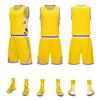 Uniformes de basquete infantil por atacado, uniformes de acampamento de treinamento de verão, uniformes de treinamento, uniformes de equipe de fitness para corrida de estudantes, número impresso
