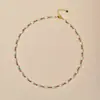 Collar de Perlas Naturales para Mujer, Estilo Chino Retro Perlas de Agua Dulce Cuentas de Mijo, Cadena para Clavícula de Azúcar de Turquesa y Rojo del Sur