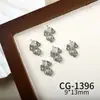 Joias para Nail Art da Nova Série Borboleta, Zircônia Brilhante de Luxo Acessível Borboleta Vazada Cor White K Acessórios de Unha Usáveis