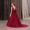 Vestido de princesa satinado con cola para comercio exterior transfronterizo, para cena de cumpleaños de niñas, actuación de piano y uso de anfitriona, vestido de noche largo