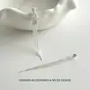 Pendientes Super Brillantes de Borla de Estrella y Perlas para Mujer, Diseño de Nicho, Moda de Alta Gama, Pendientes Versátiles y Elegantes, Accesorios de Oreja de Moda