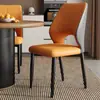 Mesa de jantar e cadeiras, cadeiras de jantar estilo nórdico moderno de luxo leve, cadeiras para uso doméstico com encosto, cadeiras para reuniões de hotel, bancos simples para restaurantes casuais