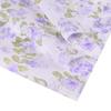 Papel de regalo de algodón con leche y estampado de flores de pensamiento de siete colores, hecho a mano, para envolver regalos, papel de regalo floral