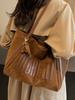 2025 Nuevo Bolso de Hombro Retro con Letras Moda Casual Bolso Casual para Mujer Bolso Tote de Gran Capacidad para Viajes Diario Mujer