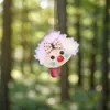 Boneca Pod produto acabado, pingente de cachorro casca de fruta, terapia sonora DIY, sino de casca de fruta de planta natural, decoração de carro e bolsa