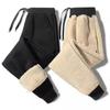 Terciopelo Ártico Otoño e Invierno con forro polar Espesado Terciopelo de Cordero Cárdigan con Cremallera Suéter para Hombre Holgado con Capucha Traje Cálido para Mediana Edad