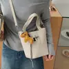 Bolso de Mano con Patrón de Lichi para Mujer, Nuevo Modelo Primavera 2026, Aspecto de Alta Gama, Adecuado para el Trabajo y los Viajes Diarios, Bolso de Hombro, Bolso Cruzado Tipo Cubo