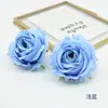 Flores Artificiais de Seda, Materiais de Decoração para Salão de Casamento Mais Vendidos no Exterior, Rosas da Montanha Nevada, Decorações de Caixa de Presente com Flores