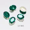 Dongzhou Nail Art Strass K9 Esmeralda com Fundo Pontiagudo Strass Irregular Acessórios para Joias DIY Strass para Unhas Populares Outono e Inverno