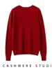 Idea Yarn 100% Cachemira Pura Prendas de Punto Otoño e Invierno Nuevo para Mujer Cuello Redondo Holgado Manga Raglán Prendas de Punto Aspecto Adelgazante Prendas de Punto