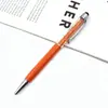 Atacado de fábrica metal cristal tela sensível ao toque caneta esferográfica reunião de negócios publicidade escritório presente comemorativo caneta impressão de logotipo