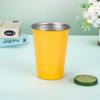Vaso de Agua de Acero Inoxidable 304 de una Sola Capa Transfronterizo Restaurante Estilo Camping al Aire Libre Taza de Café Vaso de Cerveza de Bar Taza Publicitaria Personalización