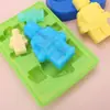 Nova Forma de Gelo em Cubos Molde Robô Lego Bolo de Chocolate Assar Forma de Gelo de Silicone Sobremesa