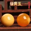 7A Jade Amarelo Natural da Birmânia Contas Soltas Únicas para DIY Contas Artesanais Contas Wenwan de Jade Dragão Amarelo Contas Vermelhas da Birmânia Multi-Tesouro