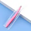 Nuevos Pinzas de Pinza de Plátano Pinzas para Cejas Pinza de Boca Plana de Acero Inoxidable Pinzas para Recortar Cejas Pinzas para Pestañas Venta Directa de Fábrica