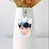 Li Ming Acrílico Blanco Trasero Llavero Doble Cara Colgante Bolsa Colgante Mochila Colgante Merchandising de Celebridades Personalizable con Tu Propia Imagen