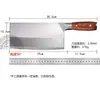 Cuchillo de Chef de Acero Inoxidable de Alta Dureza y Ultraafilado, Doble Propósito Engrosado para Cortar Huesos, Carne y Verduras, Cuchillo de Chef de Acero Inoxidable