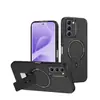 Funda magnética para teléfono tipo piel compatible con Transsion Infinix Note60, Hot70, con soporte, cubierta protectora anticaída