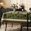 Mantel Francés Retro de Lujo de Gama Alta de PVC Nuevo Impermeable a la Grasa y al Agua Mantel sin Lavado Rectangular para Mesa de Café
