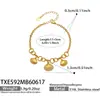 Estilo Playa Oceánica Pequeña Concha Microincrustación Circonita Colgante DIY Collar Pulsera Conjunto de Joyería Acero Inoxidable Chapado en Oro de 18K