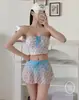 Novo Maiô Triângulo Estilo Saia Dividida 2025 para Mulheres Cobrindo a Barriga e com Efeito Emagrecedor Roupa de Banho para Resort de Praia Fonte Termal [Envio Direto]