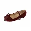 Versión Coreana 2026 de los Nuevos Zapatos Mary Jane Elegantes Retro de Moda de Una Sola Correa para Mujer