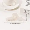 Grace Jewelry Pasador de Pelo Estilo Francés Perla Gama Alta Patrón de Carey Pinza de Tiburón Accesorio Versátil para el Cabello para Mujeres