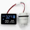 Generador hidroeléctrico en miniatura, mampara de ducha con pantalla digital de temperatura y generador de flujo de agua