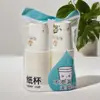 Vaso de Papel Desechable Engrosado Blanco Puro de 9 Onzas Vaso Engrosado Comercial para Publicidad Impreso con Logo Vaso para Bebidas Calientes para el Hogar