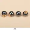 Nuevos Botones Redondos de Resina Dorados Estilo Chino Hanfu Sujetadores Decorativos Estilo Nacional Ropa de Moda Tang Suit Qipao Accesorios Botones de Placa