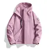 Chaqueta 3 en 1 Estilo Montaña para Exteriores Senderismo Montañismo Chaqueta Desmontable 3 en 1 Chaqueta Estilo Pareja Ropa de Abrigo